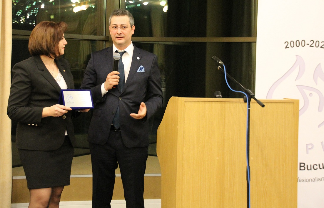Gala UNPIR Filiala București ”20 de ani de profesionalism în profesie”